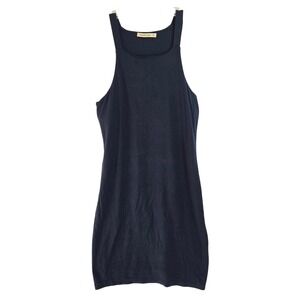 Marine Layer Navy Blue Square Neck Tank Dress Size M Micro‎ Modal Spandex Mini